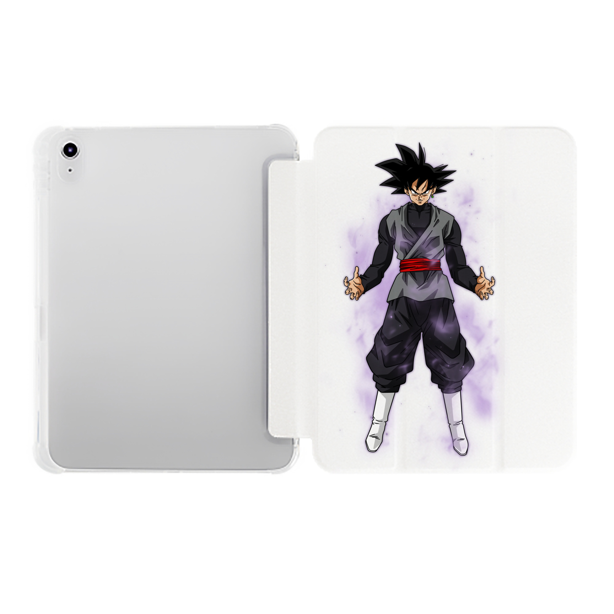 （画像用） ドラゴンボール ベジータ四世（Bejīta Yonsei）DRAGON BALL Vegeta IV IPad ケース ペン収納付き 三つ折りスタンド PUレザー×シリコン 対応機種9.5/10.5/10.9インチ